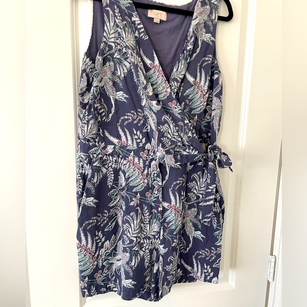 Loft romper, lilac and soft purples